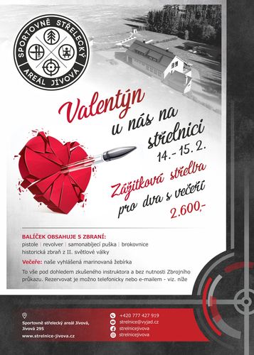Valentýn u nás na střelnice